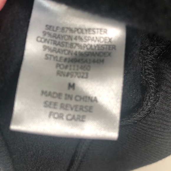 Miken FLOW Yoga Sweatshirt Black Lotus Top NEW - Picture 6 of 6